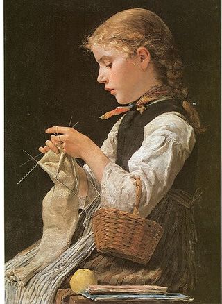 ggirl knitting